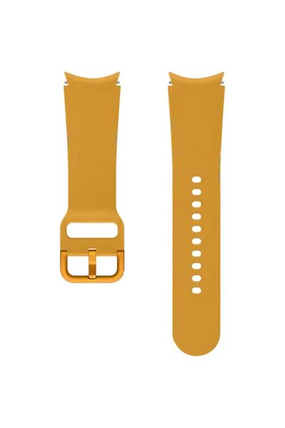 Samsung Samsung Sport Band smartwatch strap for Galaxy Watch4 20mm S/M, Mustard