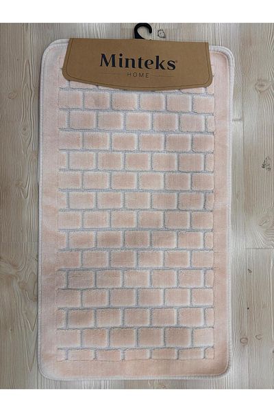 Minteks Mi̇nteks 2-Pack Bath Mat Cotton