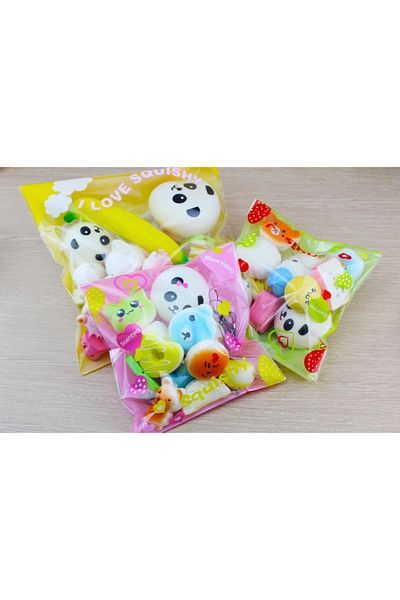 OEM Scented Squishy Keychain Toy with Slow Rebound, Pack of 20 Pieces MyStyle Kids
