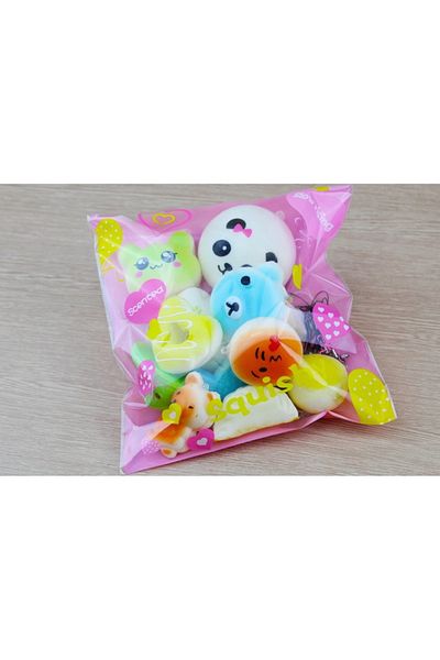 OEM Scented Squishy Keychain Toy with Slow Rebound, Pack of 10 Pieces MyStyle Kids
