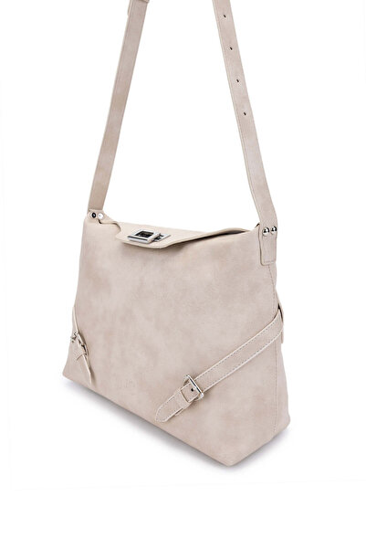 Tamer Tanca Women's Vegan Beige Shoulder Bag
