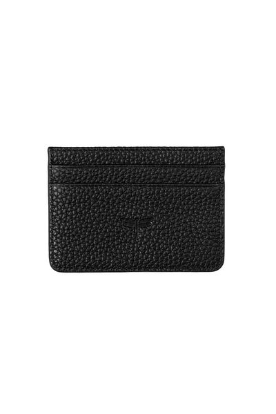 GOZGOZ Göztepe Black Original Leather Premium Card Holder