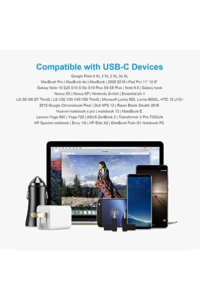 Juliyeh 90 Degree Angle USB C Adapter Set of 2, Black, ABS, 13 x 13 mm