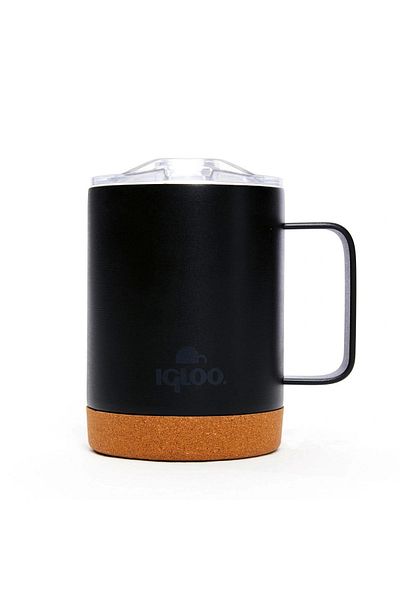 IGLOO Κορκ Κούπα 350ml-ΜΑΥΡΟ