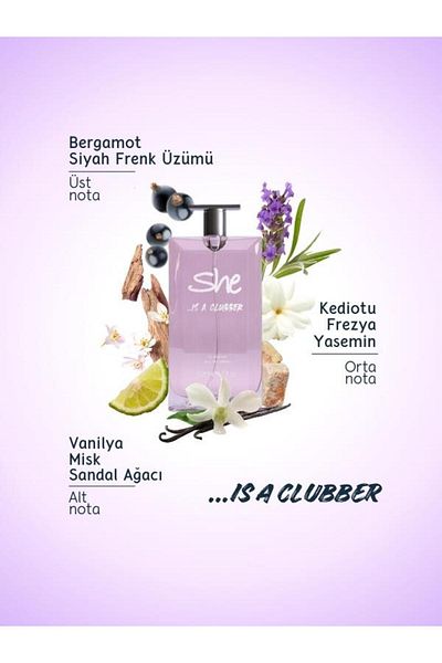 She Clubber Perfume Set (50 ml Edt 150 ml Deodorant)