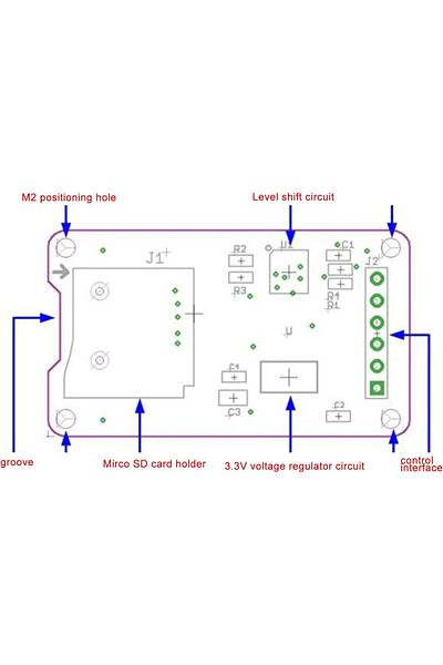 Arduino Set de 10 module pentru card MicroSD 10gtek, metalic, albastru
