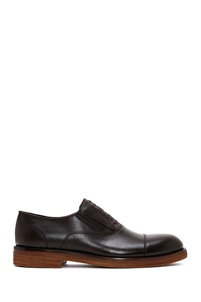 Derimod Men's Brown Leather Casual Shoes - Lace-up, Model 24wfd6013ft