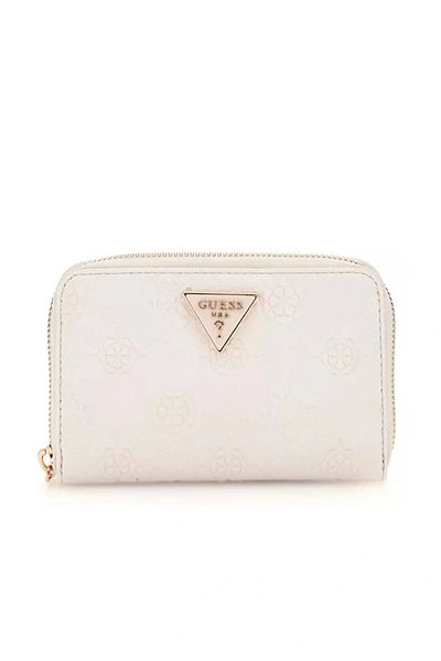 Guess Cresıdia Slg Medium Zip γύρω από γυναικείο λευκό πορτοφόλι Swpg9349140-off