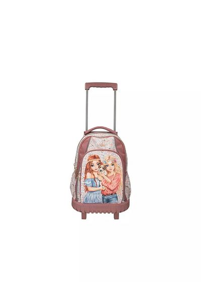 Top Model Topmodel School Backpack with Rickshaw Velo Fleur