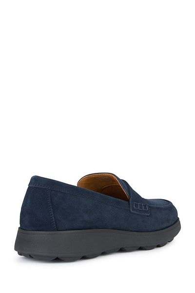 Geox Navy Blue Suede Leather Men's Loafer - Spherica Ec10, U45ghc00022c4002 Casual