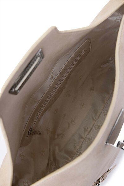 Tamer Tanca Women's Vegan Beige Shoulder Bag