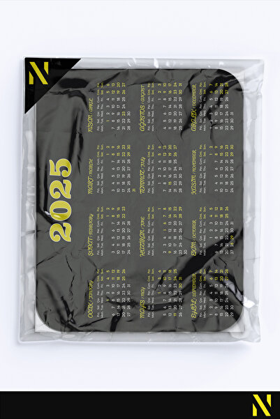 nilizma Έγχρωμο εργονομικό mousepad με ημερολόγιο 2025, ιδανικό για χρήση στο σπίτι και στο γραφείο, με αντιολισθητική επιφάνεια