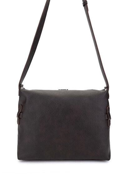 Tamer Tanca Women's Vegan Brown Shoulder Bag