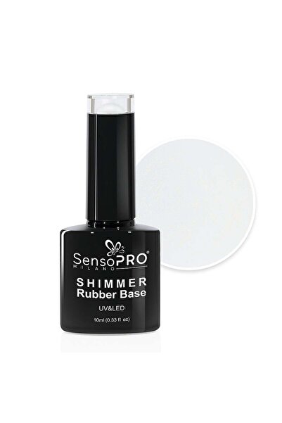 SensoPRO Milano Bază de cauciuc strălucitor SensoPRO Milano - #01 Alb Lăptos ...