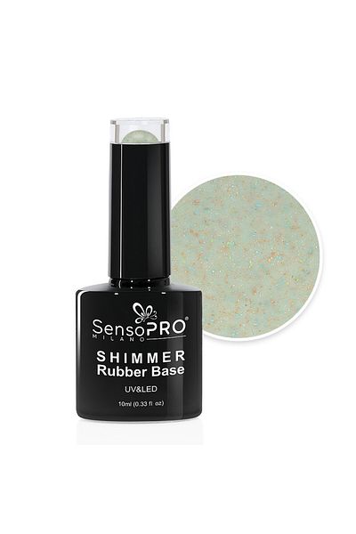 SensoPRO Milano Bază de cauciuc strălucitor SensoPRO Milano - #39 Ochelari stropiți, 10ml