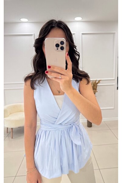 Butik Belden Bağlamalı Gömlek