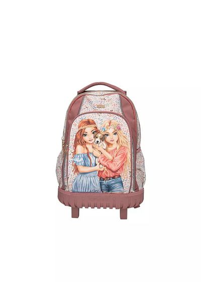 Top Model Topmodel School Backpack with Rickshaw Velo Fleur