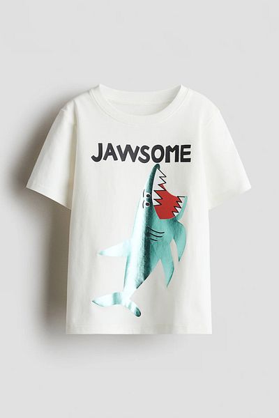 Zeyder Kids Boy's Foil Printed T-Shirt