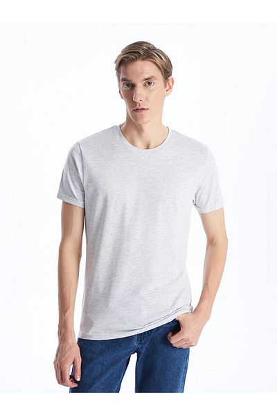 LC Waikiki Crew Neck Combed Cotton Men's T-Shirt
