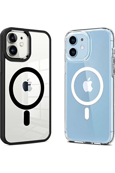 Anbwehr Set de 2 huse de protecție pentru iPhone 13 Anbwehr, plastic, transpa...