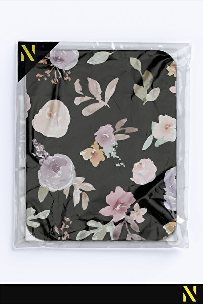 nilizma Цветна ергономична подложка за мишка с цветен мотив и неплъзгаща се основа за дома и офиса