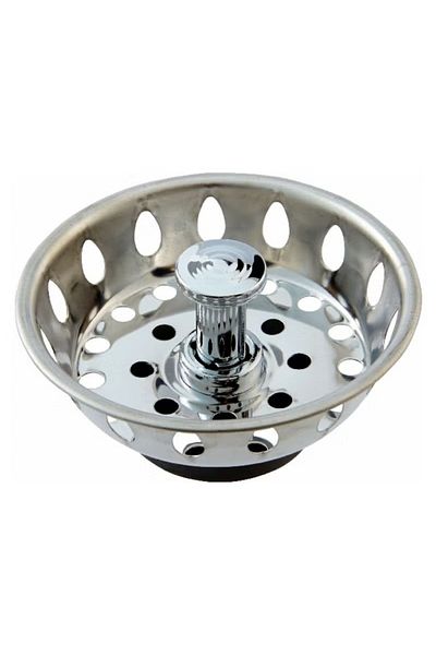 ACE Stainless Steel Basket Strainer Chrome 1.5inch