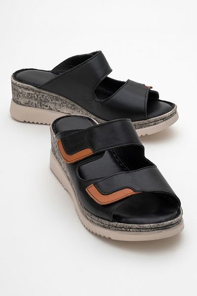 Ataköy Ayakkabı Women's Leather Slippers