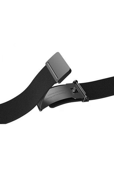 Samsung Curea otel inoxidabil Samsung Milanese Band pentru Galaxy Watch 4 (44mm), 20mm, M/L, Black