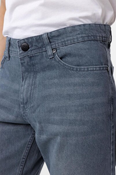 SÜVARİ Gri Regular Denim Pantolon