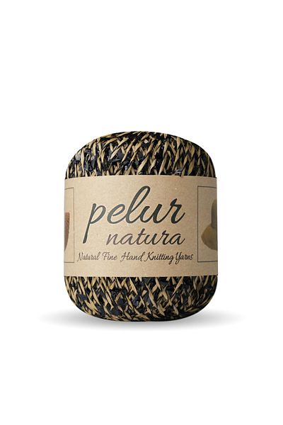 Pelur Natura Confetti Paper Rope Natural Black