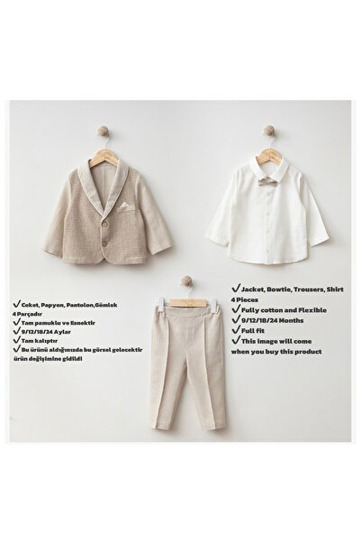 Nipperland Erkek Bebek Ve Çocuk Bayram, Günlük, Özel Gün 4 Lü Takım 2 Yaşa Kadar