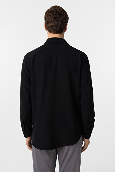 SÜVARİ Köşeli Manşet Regular Desenli Gömlek