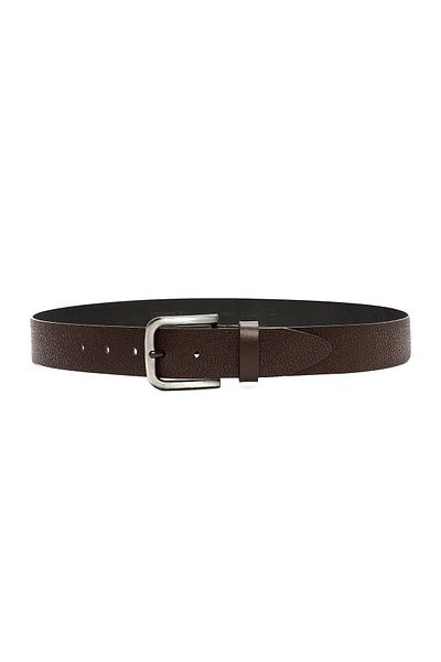 Derimod Men's Leather Belt - Brown Printed, Model 000A2D 1304526