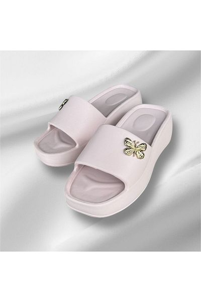monapicco Women's Orthopedic Soft Light Wedge Heel Beach Pool Daily Slippers