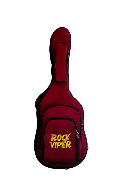 Rock Viper Red Professional Thick Padded Electric Guitar Case