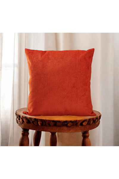 ASDİVA Notti Small Sa deznom Modern Navlaka za jastuk 43x43 cm - narandžasta