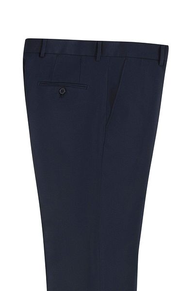 SÜVARİ Παντελόνι από ύφασμα με κανονικό σχέδιο Navy Blue