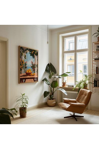 Dekorsiahome Masa dintr-o bucata din lemn pentru camera de zi, hol, bucatarie TK0554