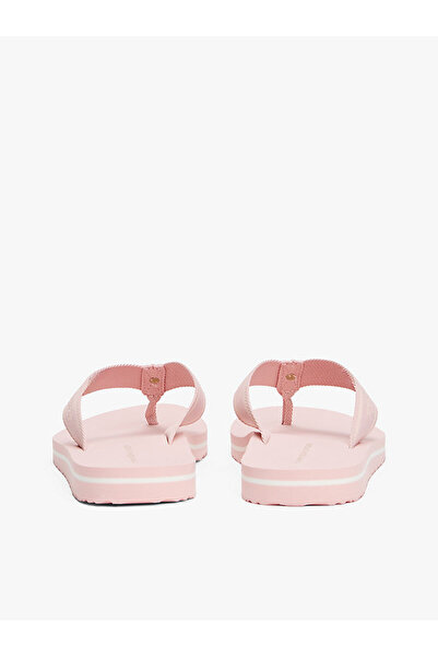 Tommy Hilfiger Women's Pink Web Strap Beach Sandals