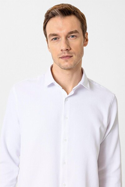 SÜVARİ Cămașă cu model obișnuit cu manșetă în colț