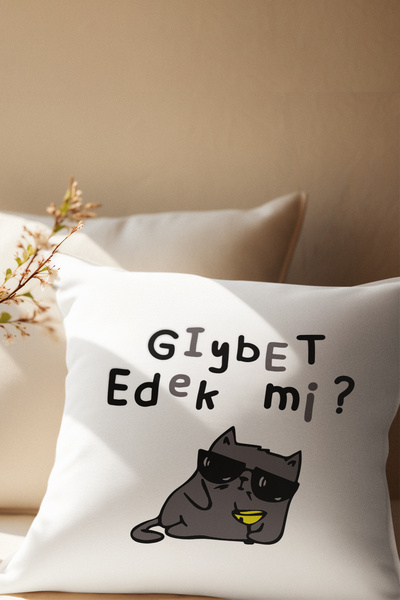 qoeuyl boutique Gıybet Edek Mi- mačka Štampano Zabavni poklon saten Dekorativ...