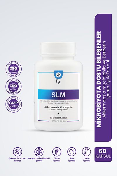 Smartcaps Slm Akkermansia Muciniphila & Garcinia Cambogia Extract 60 Capsules
