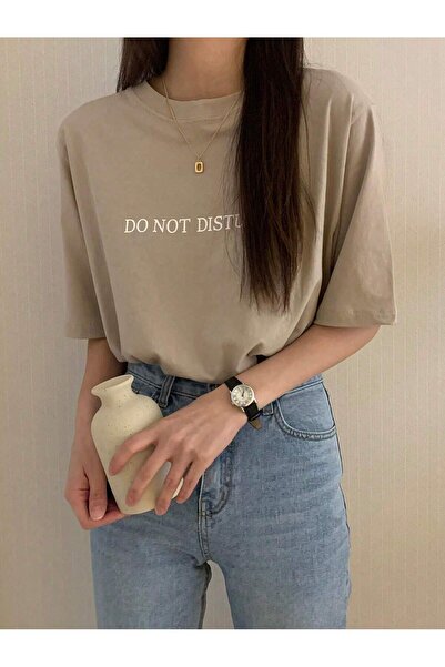 MOY TEKSTİL Women's Printed T-Shirt