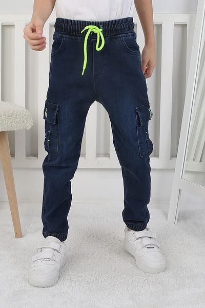 e-çocuk Commander's Pocket Boy's Navy Blue Jeans 2465