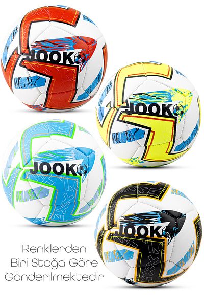 kutuTR Handball Ball Colorful Color Soft Layered Children's Mini Football Ball No:1 Indoor