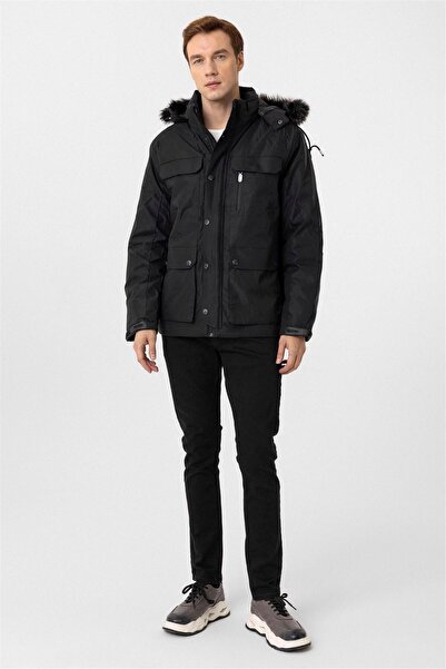 SÜVARİ Black Regular Coat
