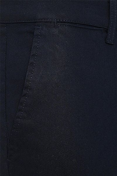 SÜVARİ Παντελόνι Dobby Navy Blue Slim Fit