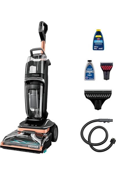 Bissell Hydro Steam Carpet Cleaner , 3.7 Liter , 1249 Watt , Black - 3672E