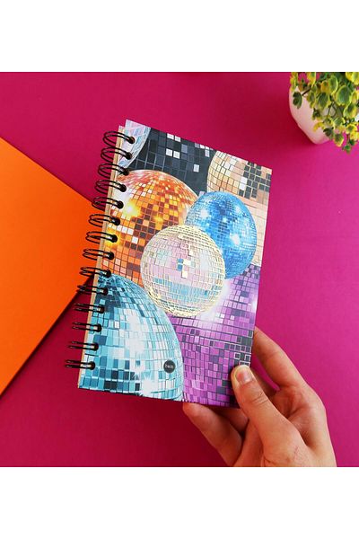 Gift Moda Special Design Spiral 15*21 cm Dot Notebook, Sketchbook, Doodle Book - 2 Sheets with Sticker Gift