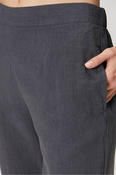 Barine Λινό παντελόνι Anthracite Lino